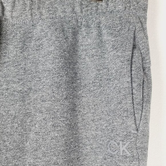 Calvin Klein Women's Gray Heather Drawstring Slim Capri Sweatpants Size XXL - Picture 4 of 9